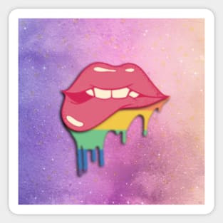 Kiss lips mouth kiss love valentine day Sticker